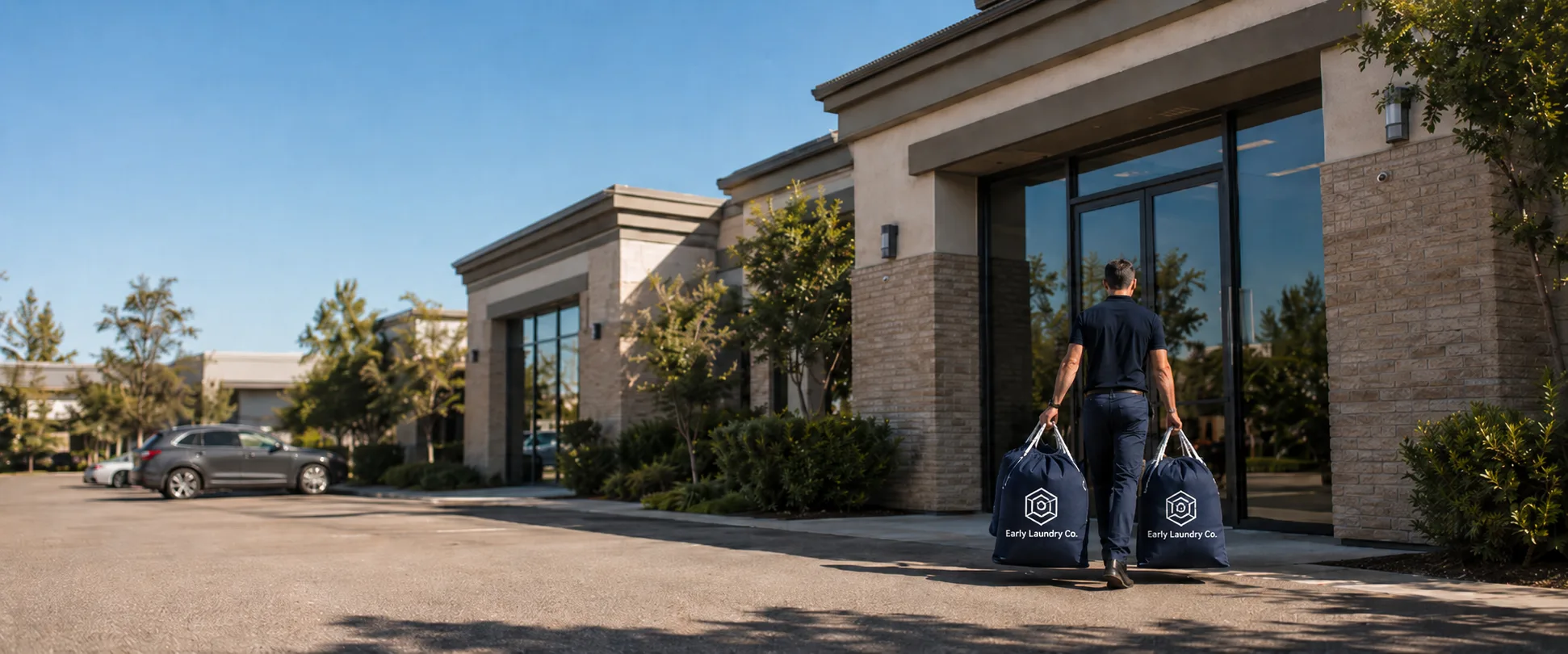 Early Laundry Co. pickup and delivery service for Bay Area businesses